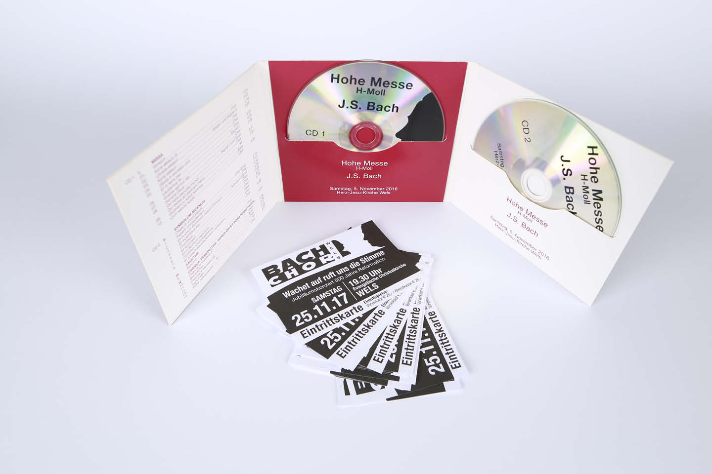 Bachchor Wels CD Cover Design
