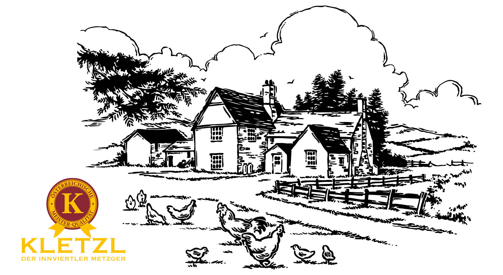 Illustration zum Grafik Hühnerkletzerl