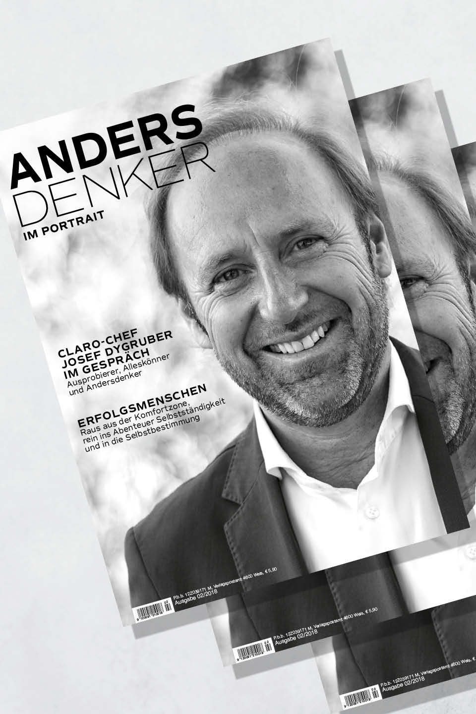 Magazin Andersdenker Covergestaltung