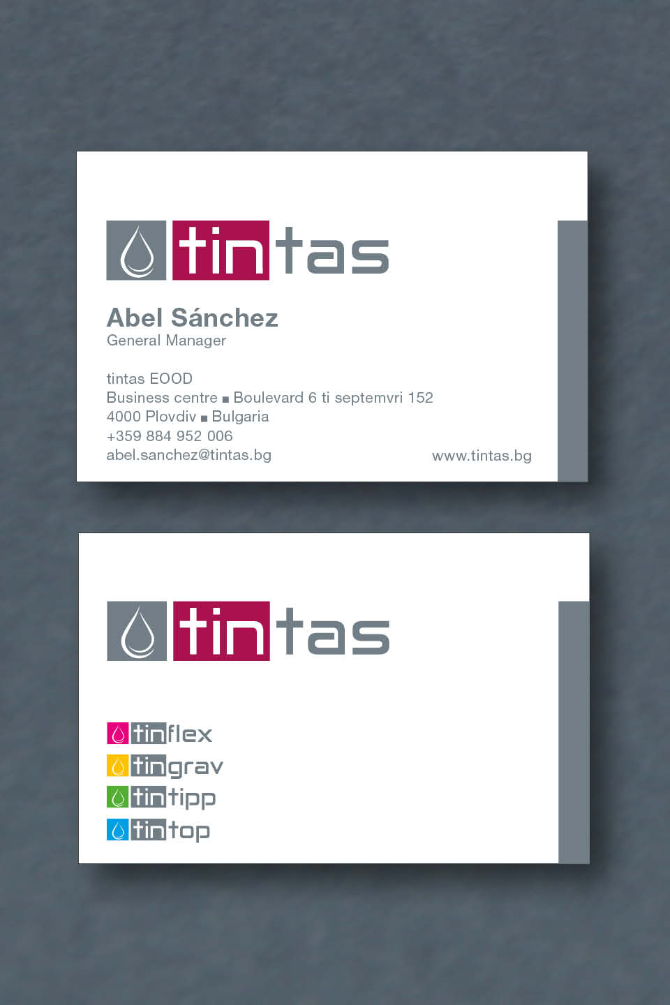 Logoentwicklung und Gestaltung "tintas"